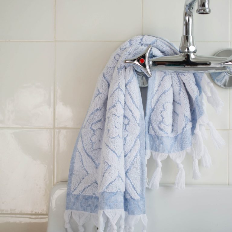 Gastendoekje blauw Ottomania Bellebien