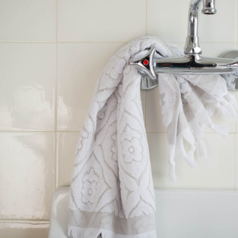 Gastendoekje taupe Ottomania Bellebien