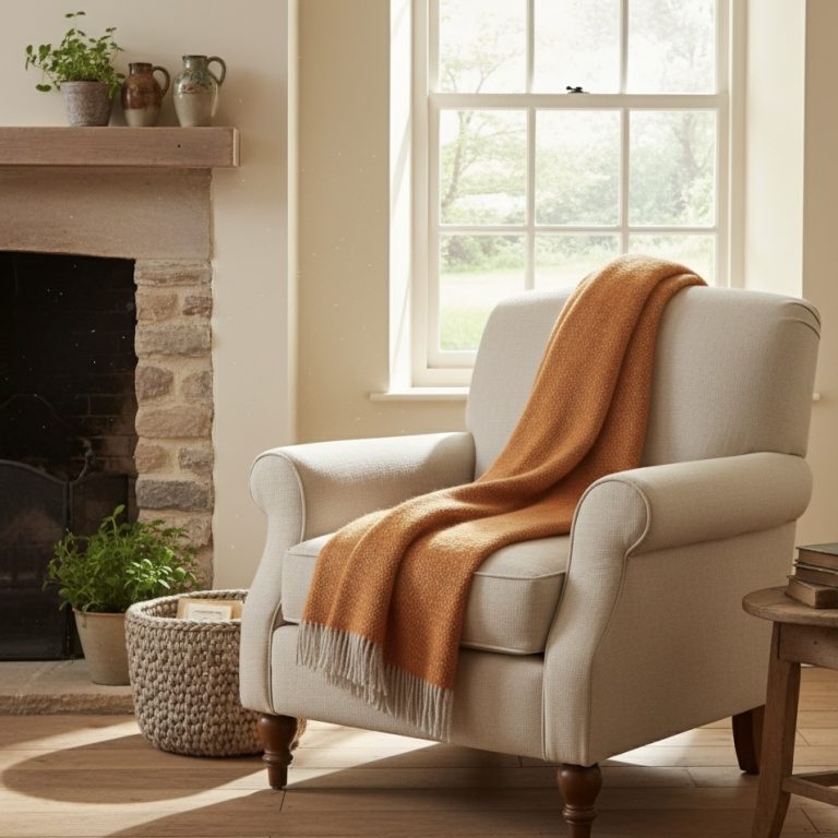 Plaid throw Robust Pumpkin Bellebien sfeer