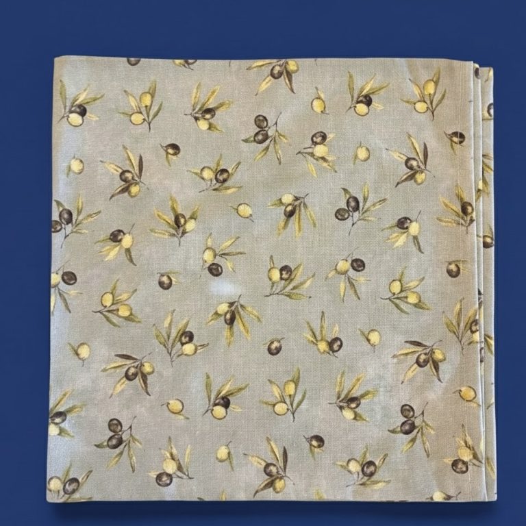Servet Oliviers groen Frans Bellebien