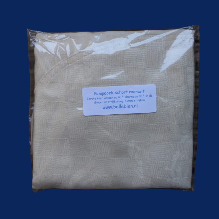 Schort: Pompdoek - Roomwit