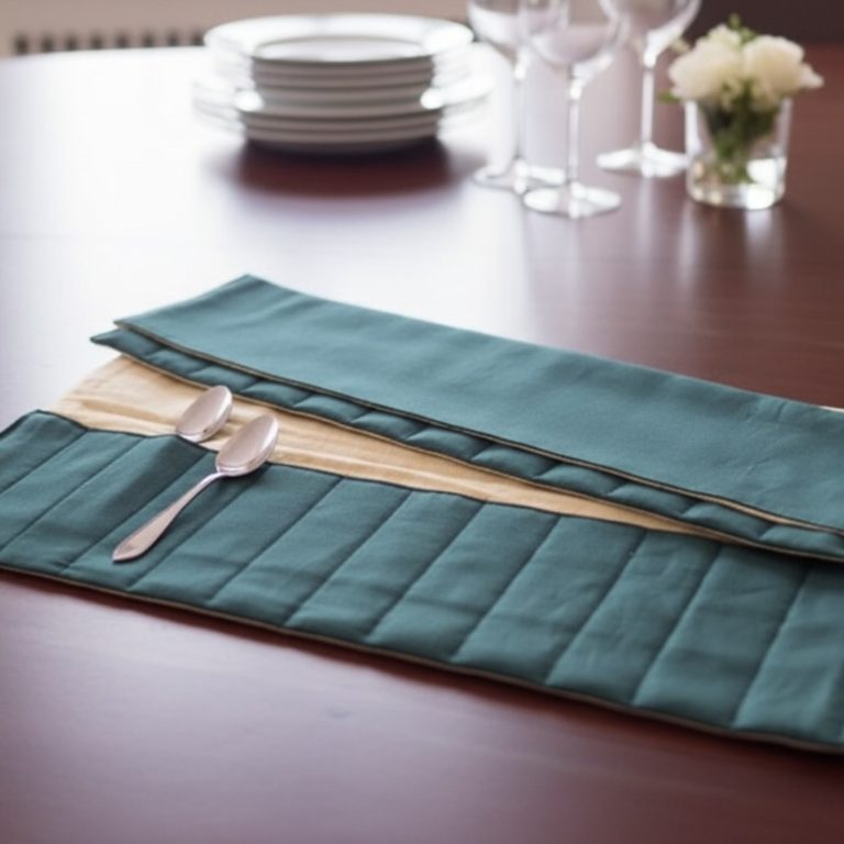 Bestekhoes tafelzilver klein donkergroen Bellebien