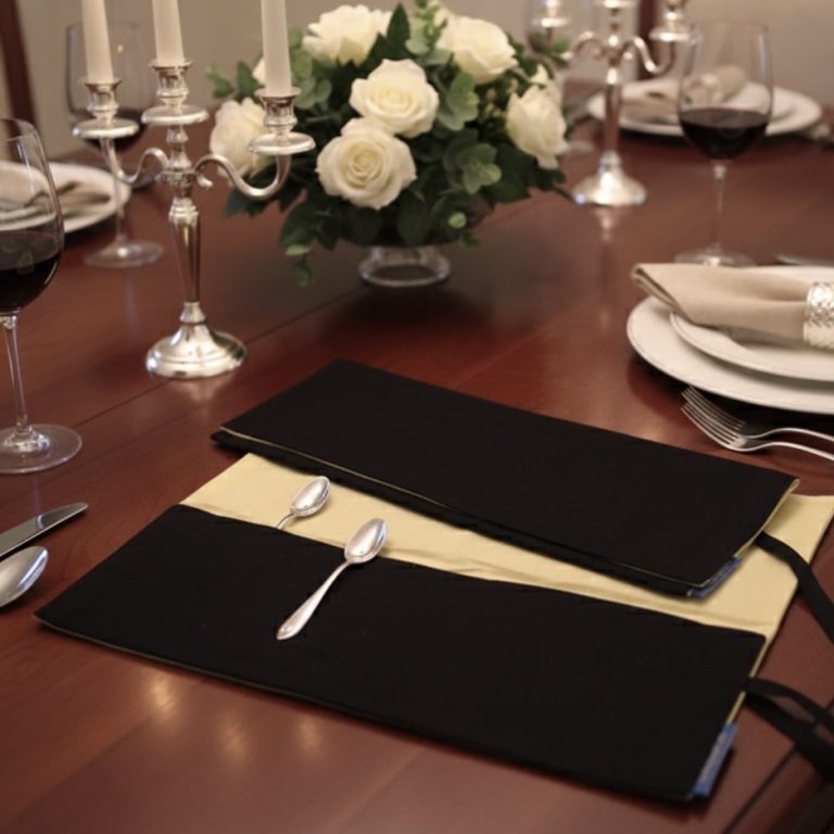 Bestekhoes tafelzilver klein zwart Bellebien