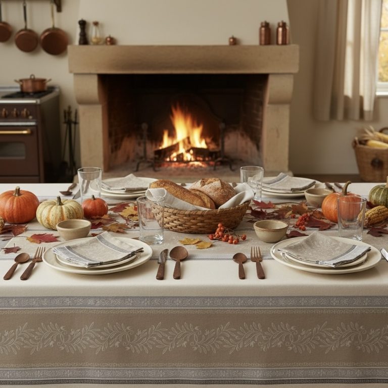 Servet Olives lin herstsfeer Bellebien