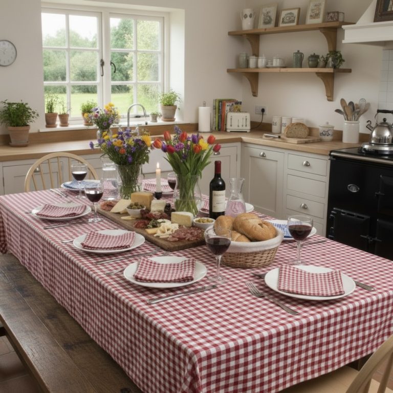 ouderwets tafelkleed