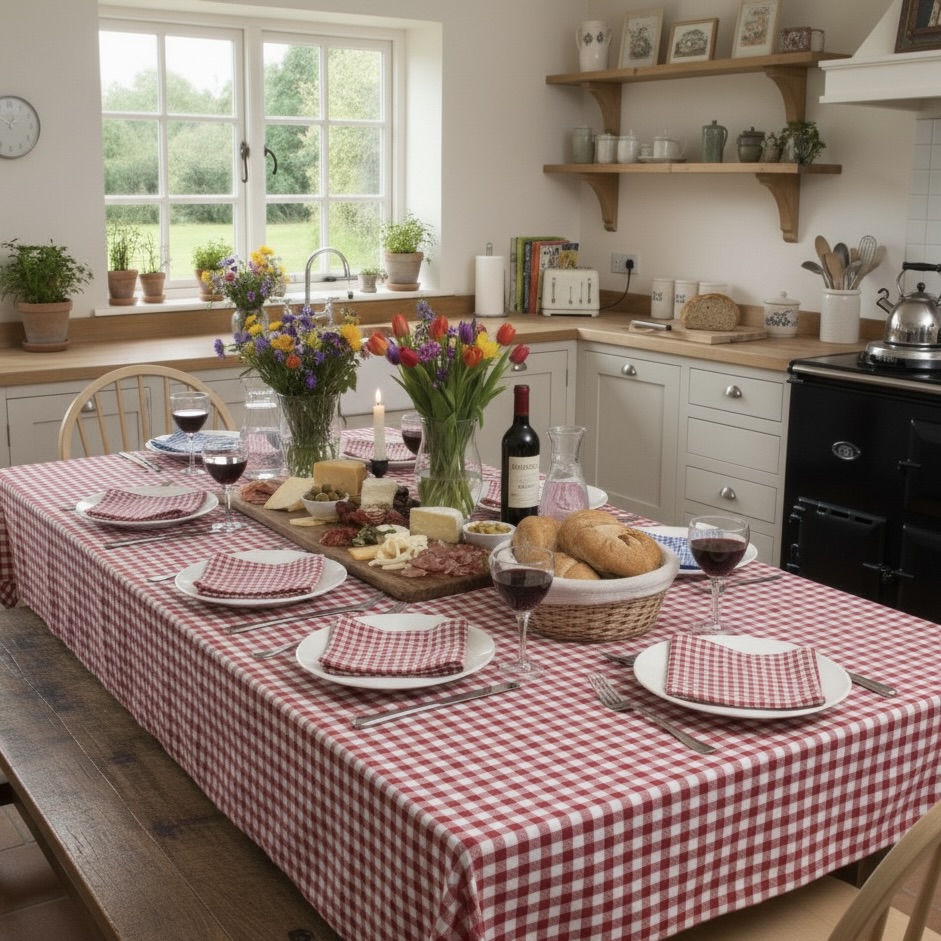 ouderwets tafelkleed