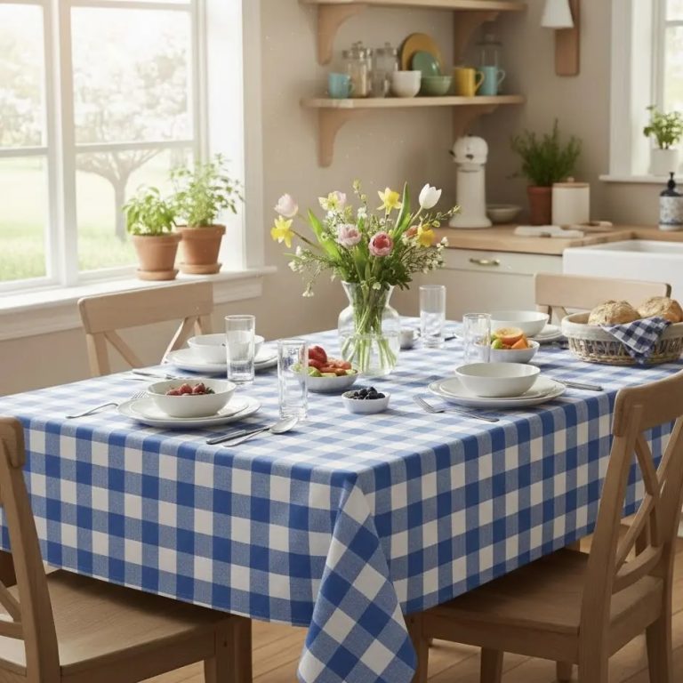 Geruit tafelkleed Bellebien