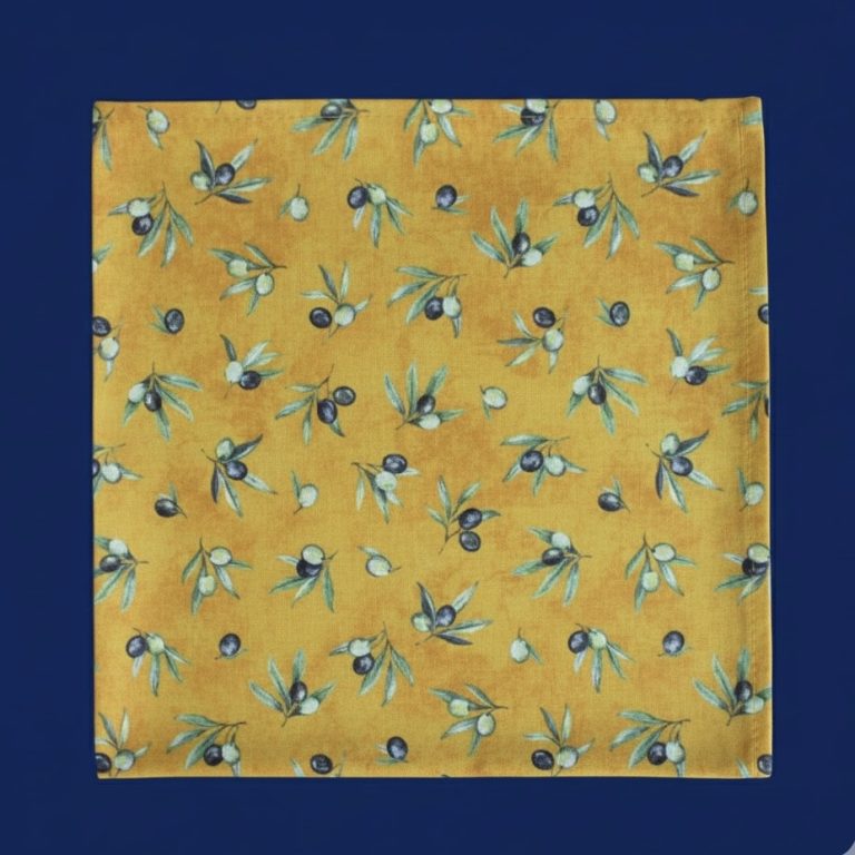 Servet Oliviers geel Frans Bellebien