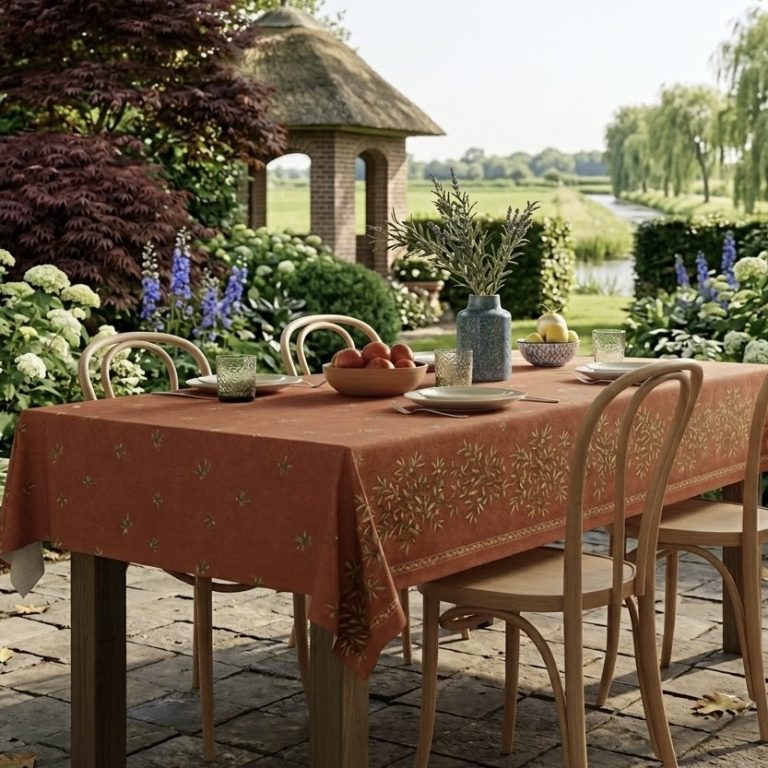 Tafelkleed Oliviers terra Frans Bellebien